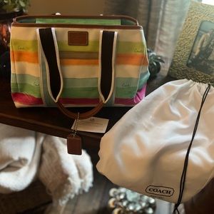 Coach fabric bag